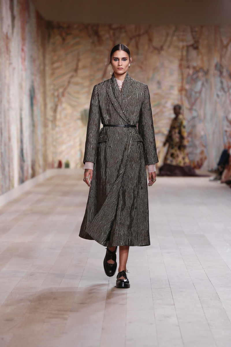 Dior Celebrates the Return of In-Person Shows With an Extremely Tactile Couture Collection