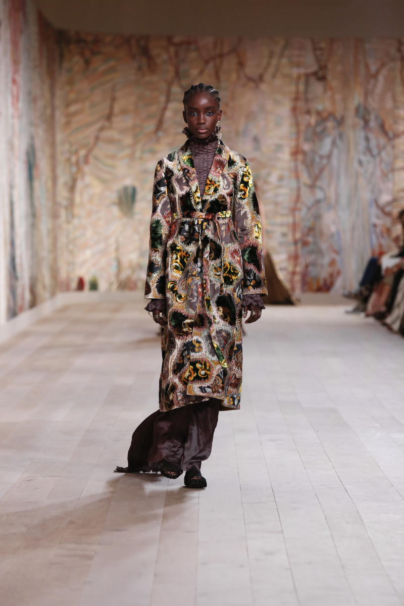 Dior Celebrates the Return of In-Person Shows With an Extremely Tactile Couture Collection