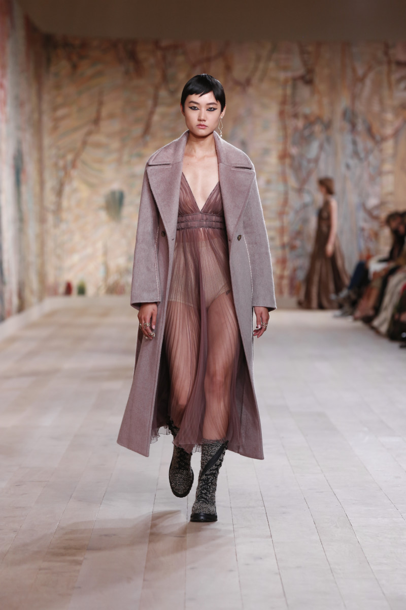 Dior Celebrates the Return of In-Person Shows With an Extremely Tactile Couture Collection