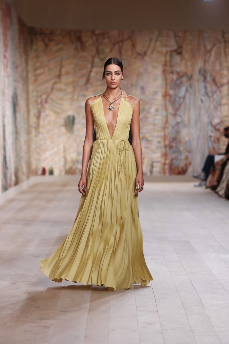 Dior Celebrates the Return of In-Person Shows With an Extremely Tactile Couture Collection