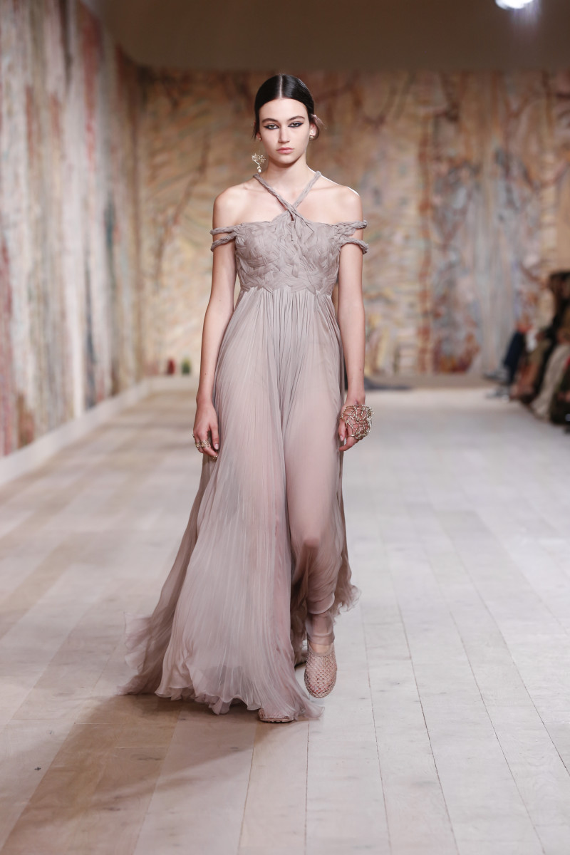 Dior Celebrates the Return of In-Person Shows With an Extremely Tactile Couture Collection