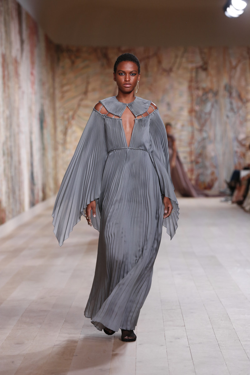 Dior Celebrates the Return of In-Person Shows With an Extremely Tactile Couture Collection