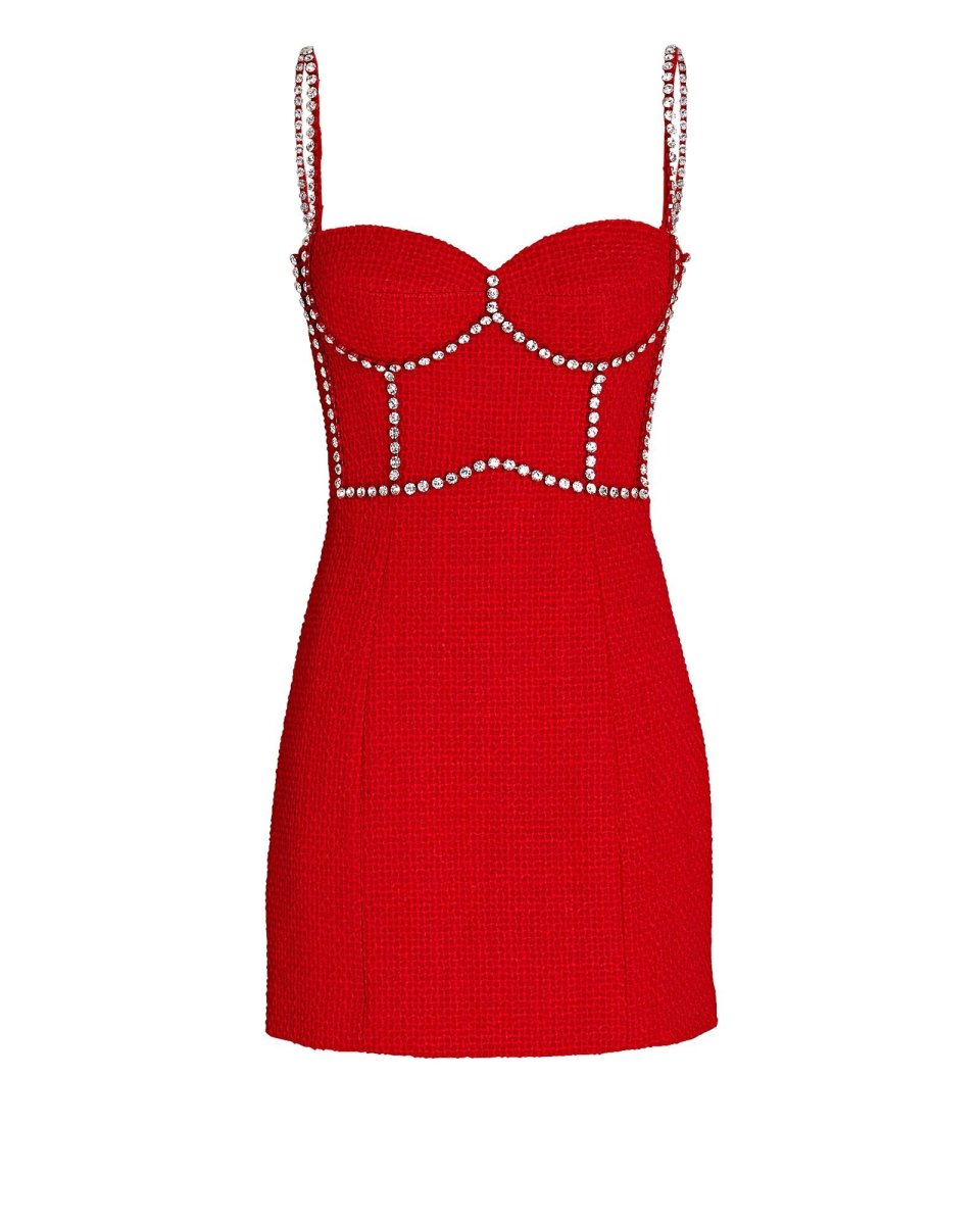 Great Outfits in Fashion History: Victoria Beckham in a Bustier Mini Dress