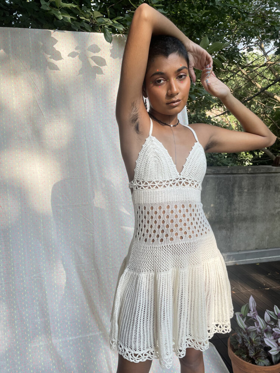 Great Outfits in Fashion History: Indya Moore in a Summery Altuzarra Crochet Dress