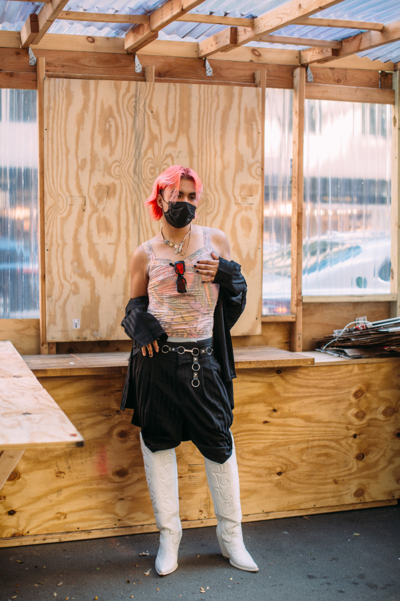 Showgoers Stepped up Their Style in Leather Knee-Highs on Day 2 of New York Fashion Week