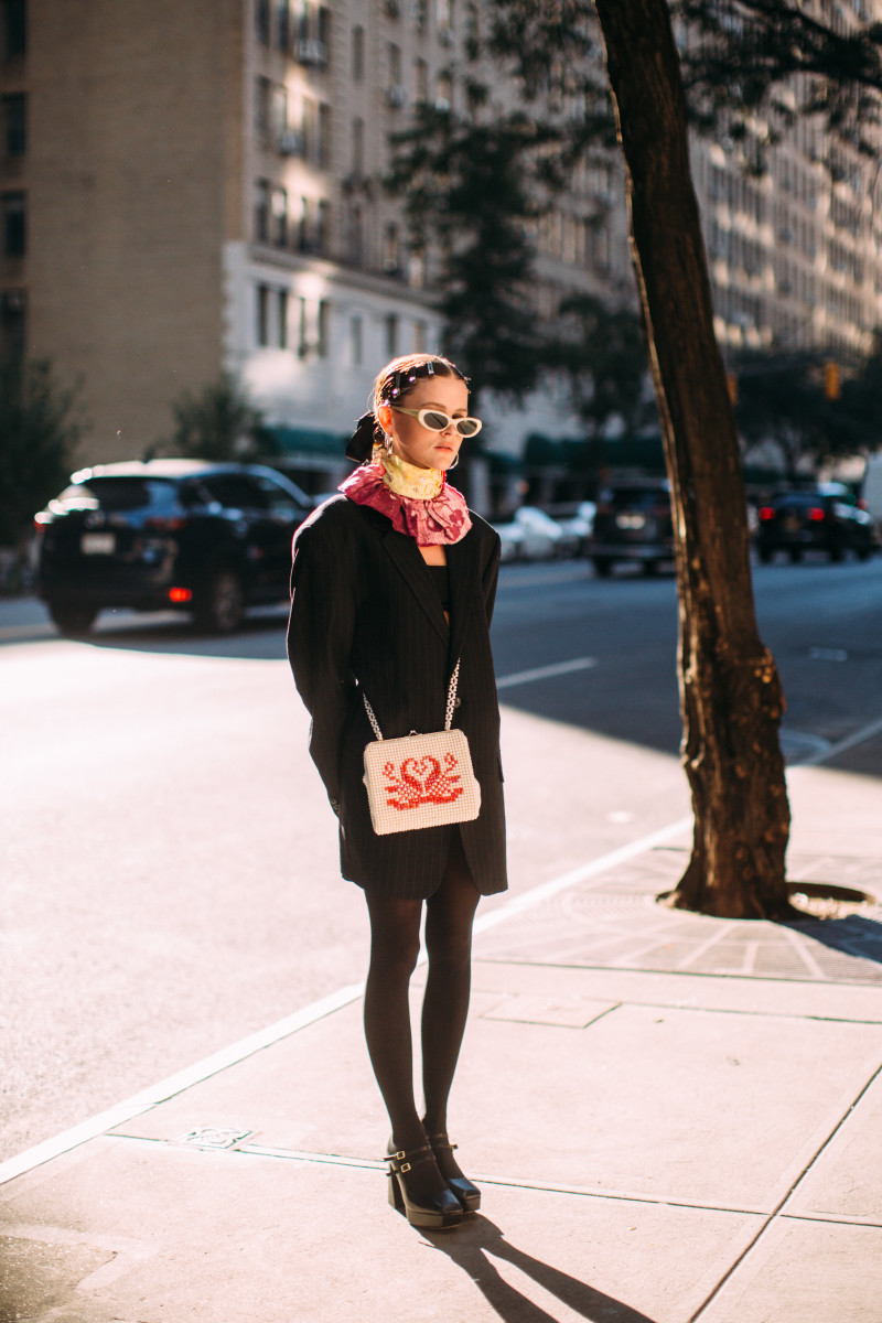 Showgoers Stepped up Their Style in Leather Knee-Highs on Day 2 of New York Fashion Week