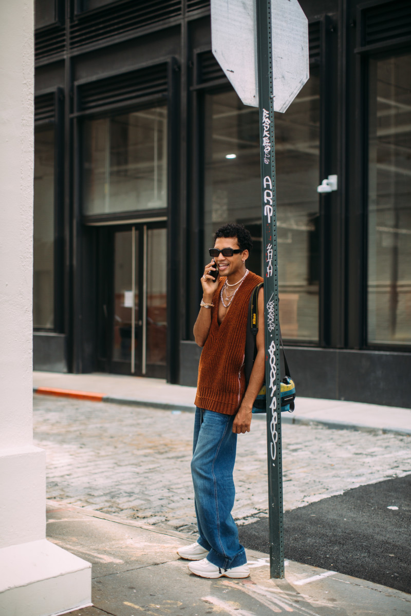 Showgoers Stepped up Their Style in Leather Knee-Highs on Day 2 of New York Fashion Week
