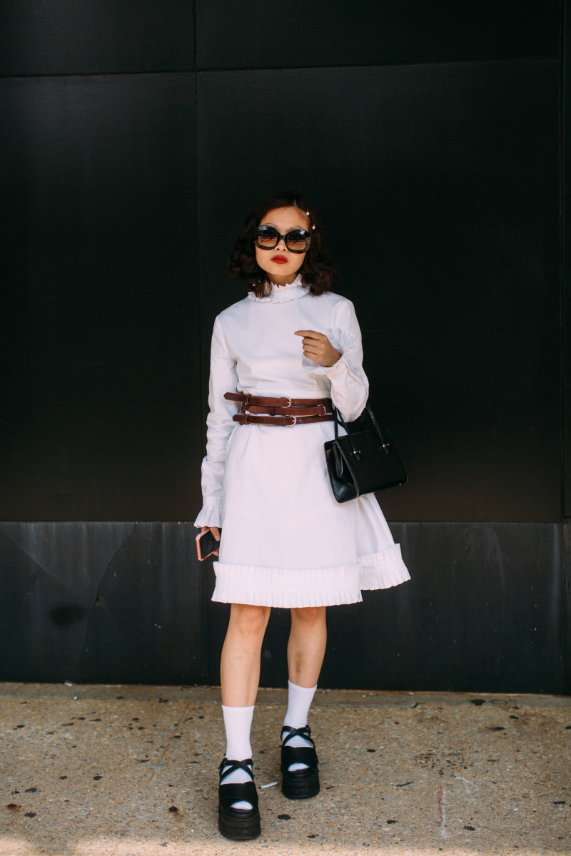 Showgoers Stepped up Their Style in Leather Knee-Highs on Day 2 of New York Fashion Week