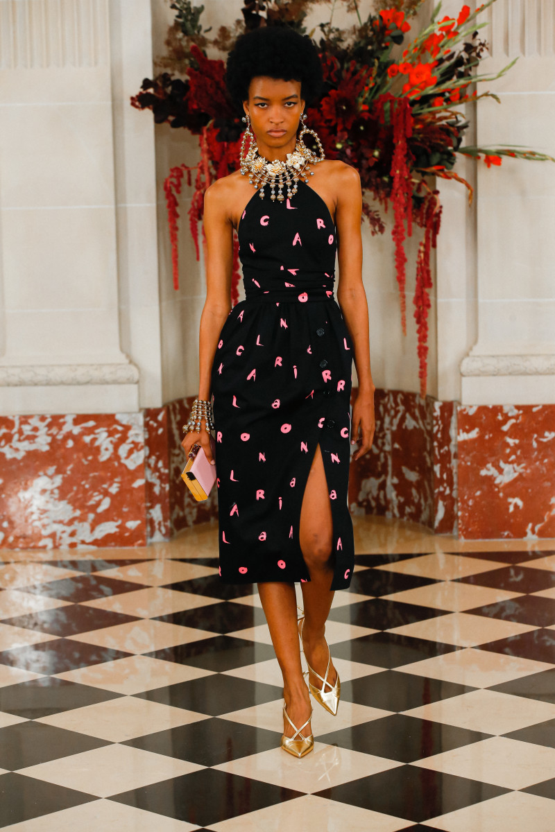 What's Black, White and Red All Over? Wes Gordon's Spring 2022 Collection at Carolina Herrera