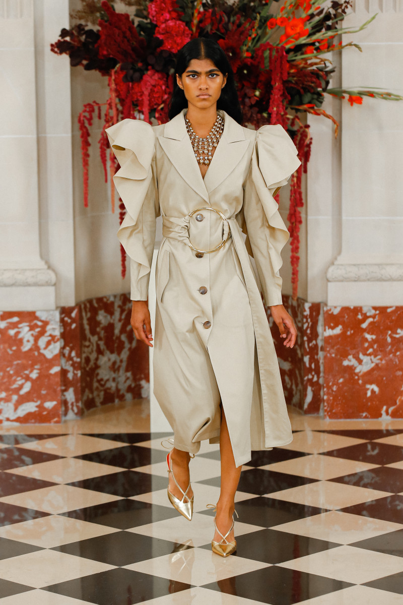 What's Black, White and Red All Over? Wes Gordon's Spring 2022 Collection at Carolina Herrera