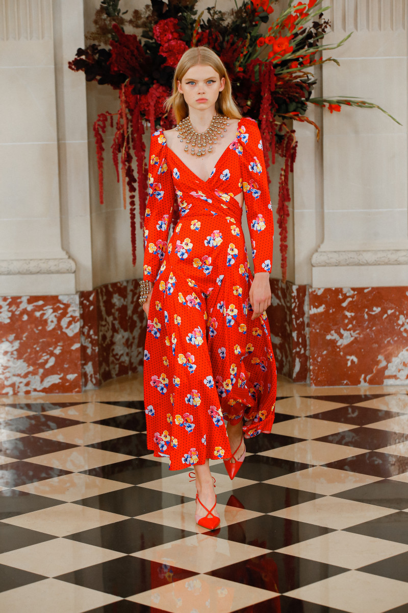 What's Black, White and Red All Over? Wes Gordon's Spring 2022 Collection at Carolina Herrera