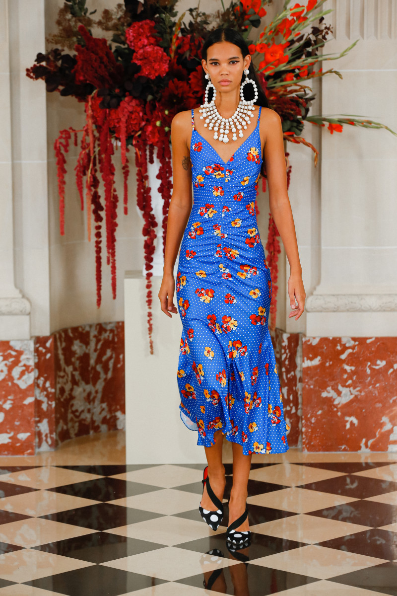 What's Black, White and Red All Over? Wes Gordon's Spring 2022 Collection at Carolina Herrera