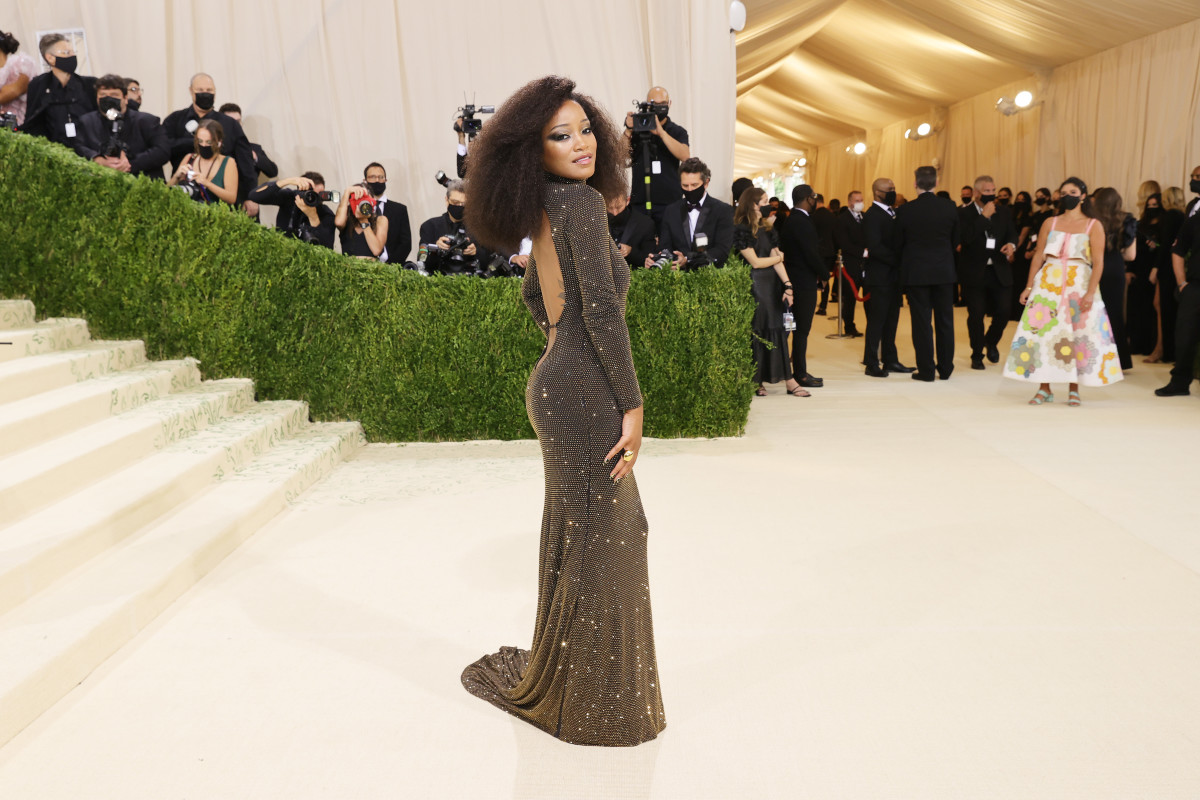 Keke Palmer in Sergio Hudson The 2021 Met Gala. 