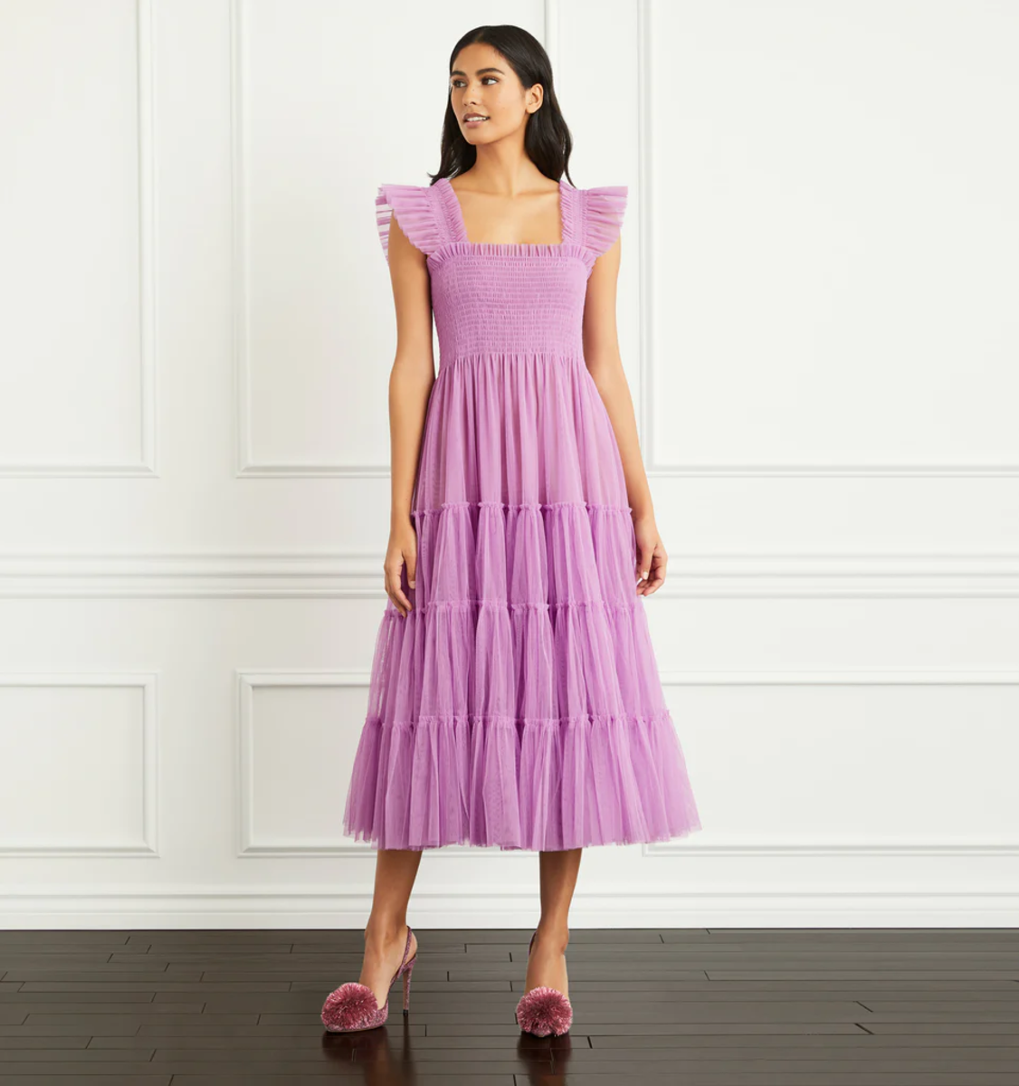 Hill House Home The Collector’s Edition Ellie Nap Dress in Lilac Sky Tulle