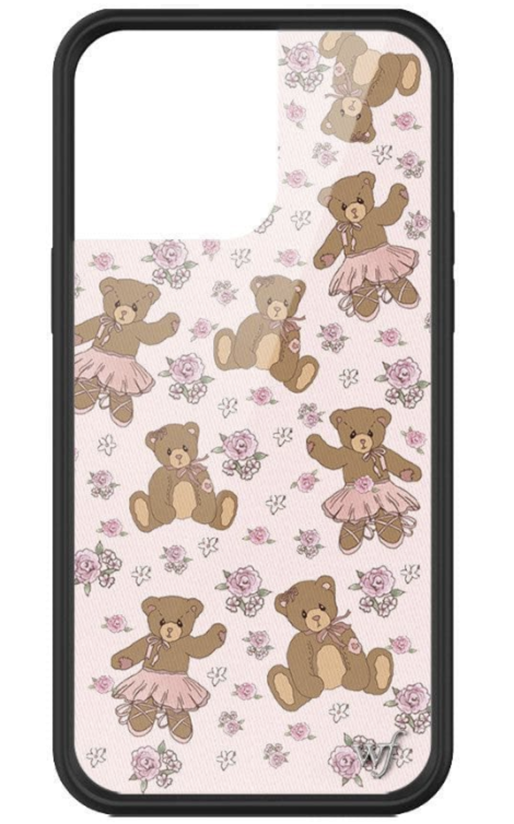 wildflower teddy bear case