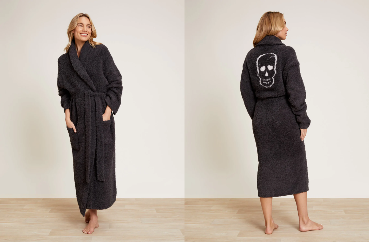 Barefoot Dreams CozyChic Skull Robe, $198, available here.