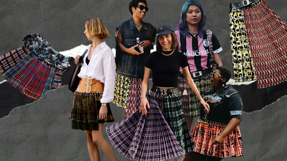This Thing's Everywhere: Chopova Lowena's Funky, Punky Pleated Skirts -  Fashionista