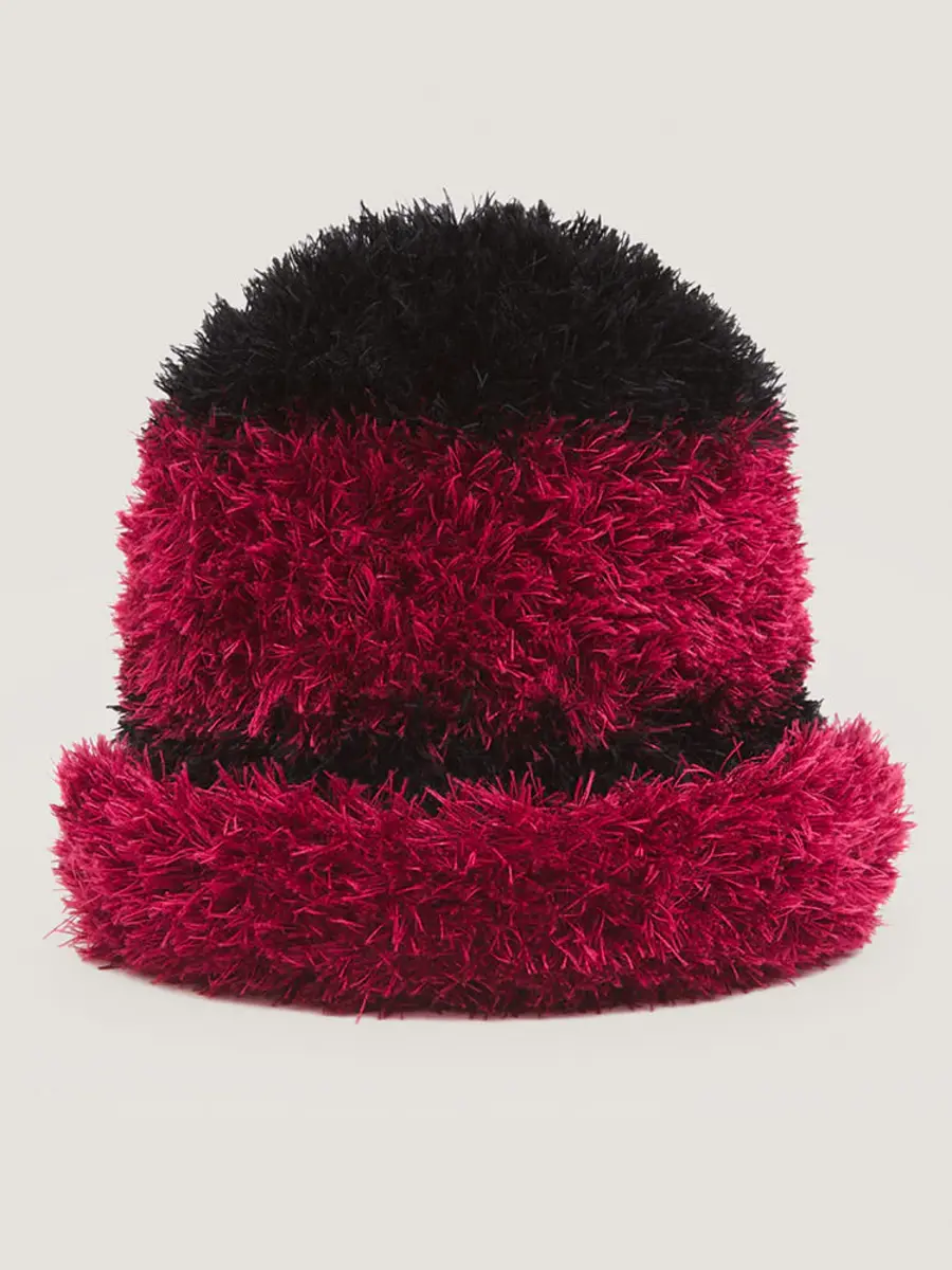 nicholas daley knitted fuzzy hat