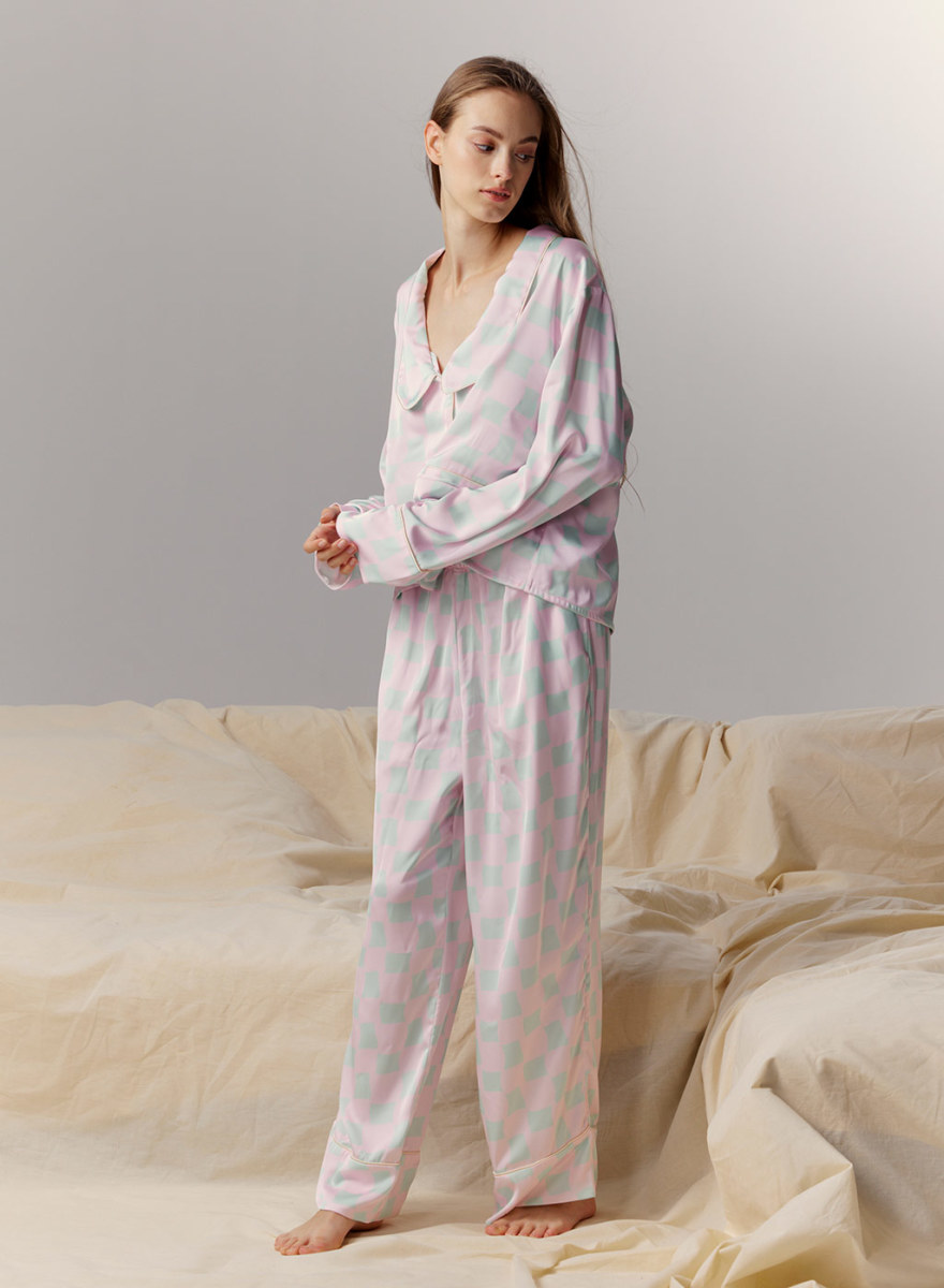Splendid Women's Sweet Dreams Thermal Pajama Set, Frost Camo, X