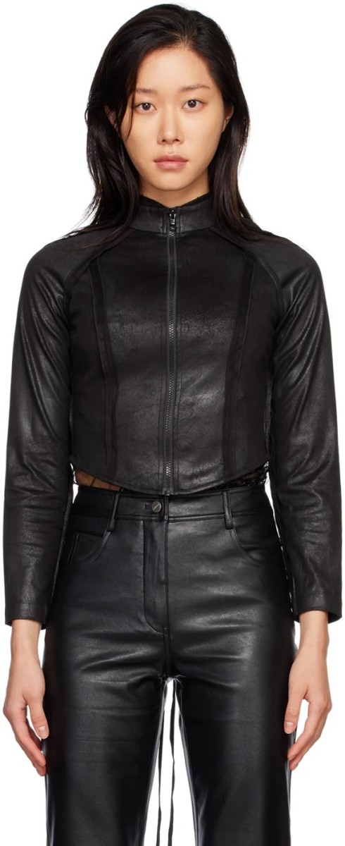 leather jacket kim shui