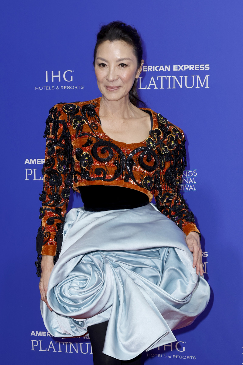 Michelle Yeoh Stuns in Schiaparelli Couture at the 2023 Palm Springs  International Film Festival - Fashionista