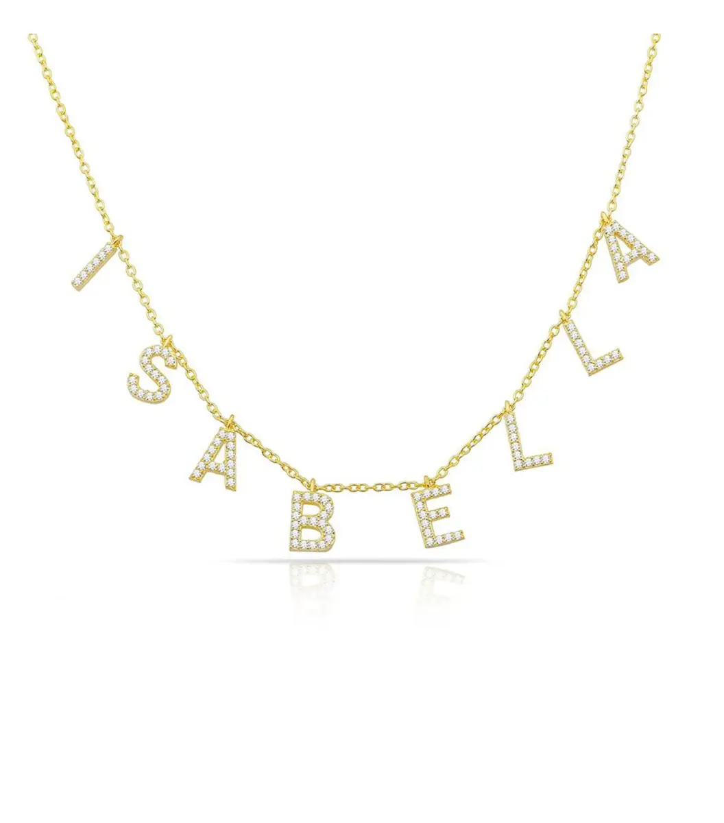 alex mika jewelry dangling name necklace