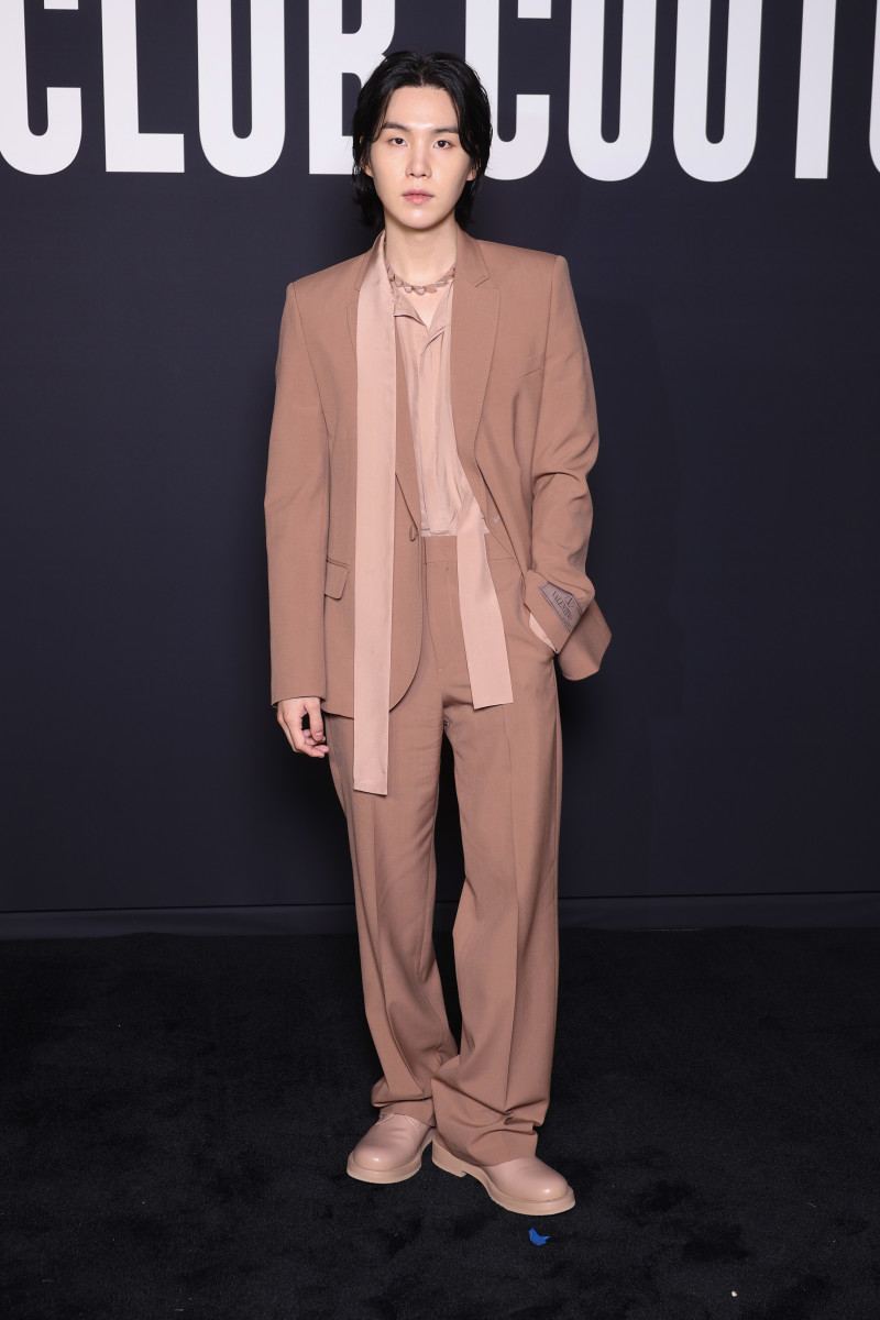 Suga Goes Monochrome at the Valentino Haute Couture Spring 2023