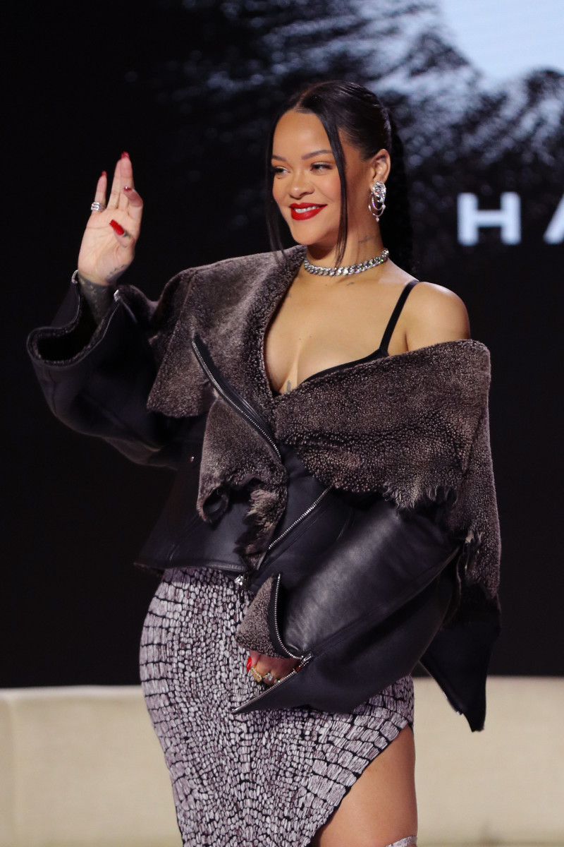 Rihanna Pre Games Super Bowl Halftime Show In Alaïa Fashionista