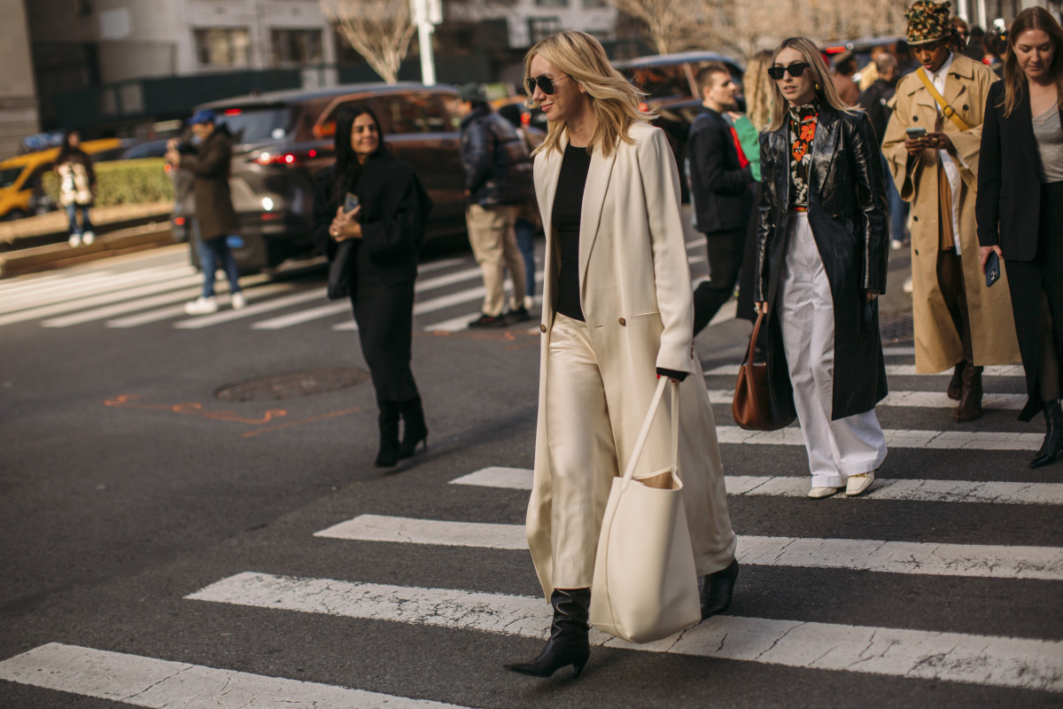 NYFW Street Style: Day Four FW19 — Sarah Christine  Street style bags, White  bag outfit, Dior saddle bag