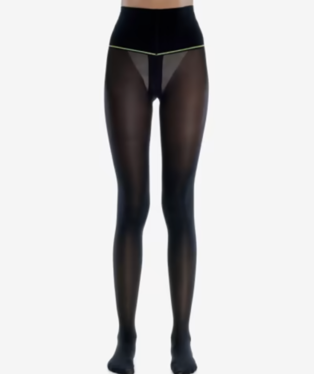 Tights No Pants Outfit Trend 🤍 #blacktights #tightstrend #tightsfashi, Black Tight Outfit