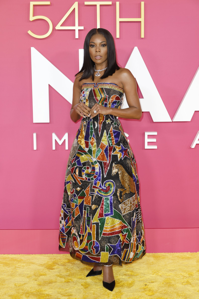 2023 NAACP Image Awards Red Carpet Best Dressed Gabrielle Union vintage Versace