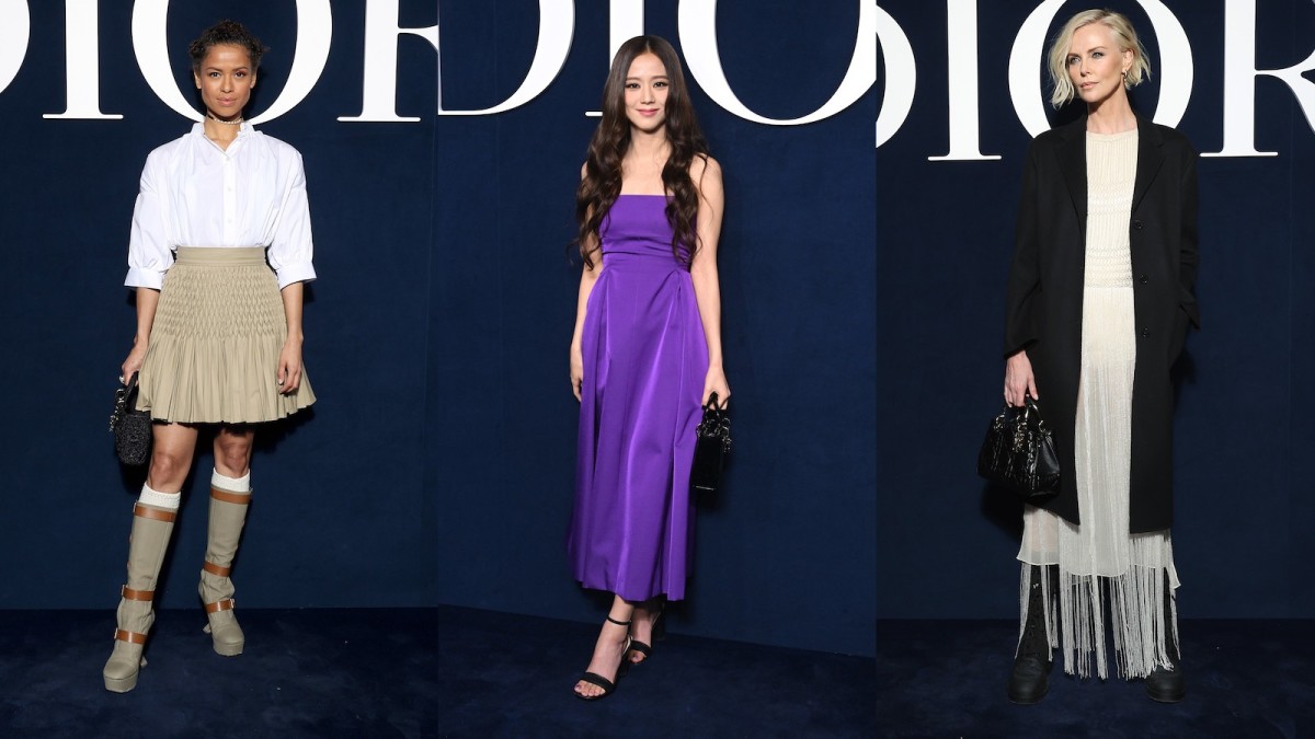 Blackpinks Jisoo Wears Purple Dress for Dior Paris Fashion Week Show  WWD