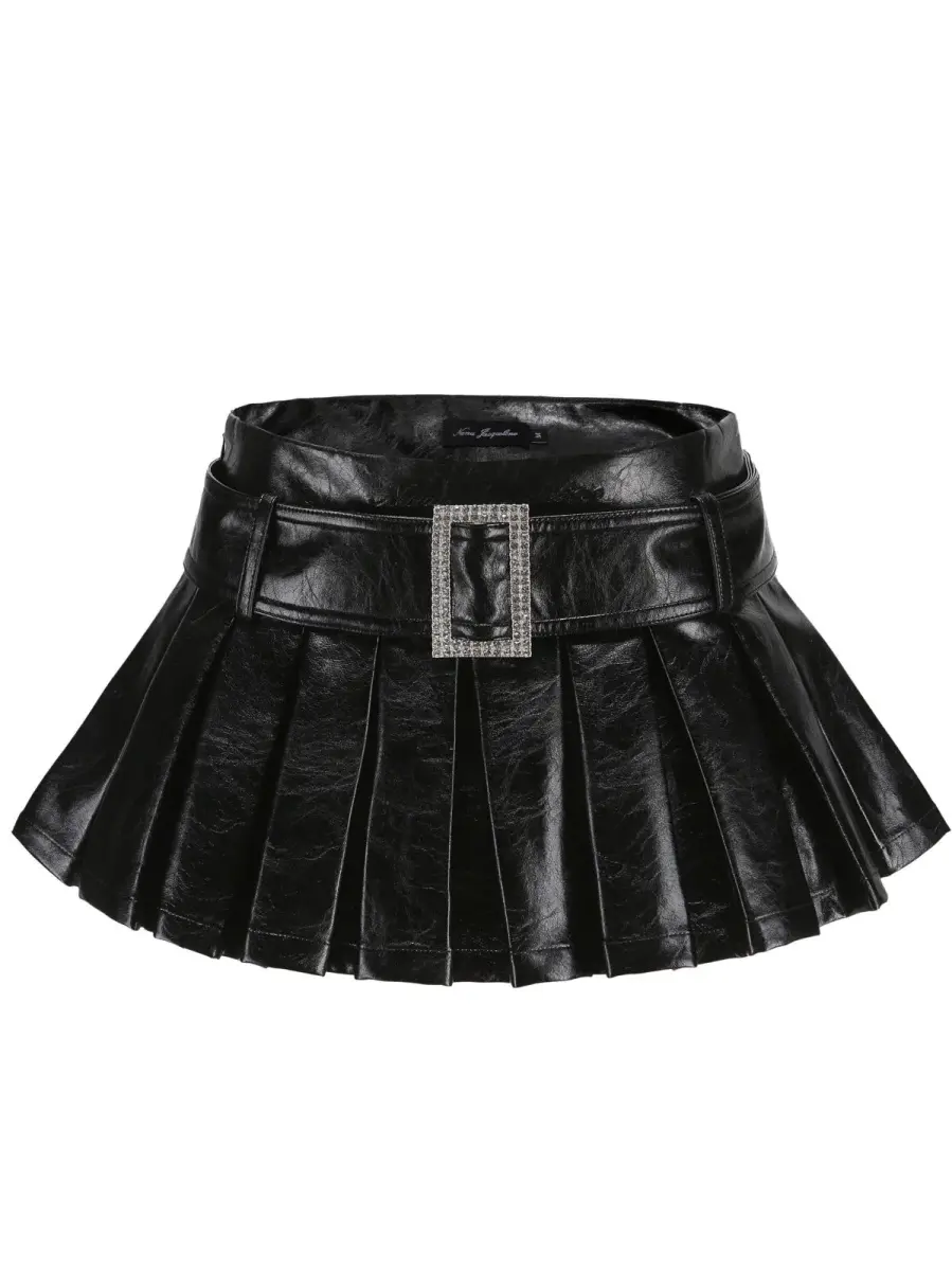 Pleated Mini Skirt Black /Buy here ,Great discounts, for Christmas and New  Year! Only …