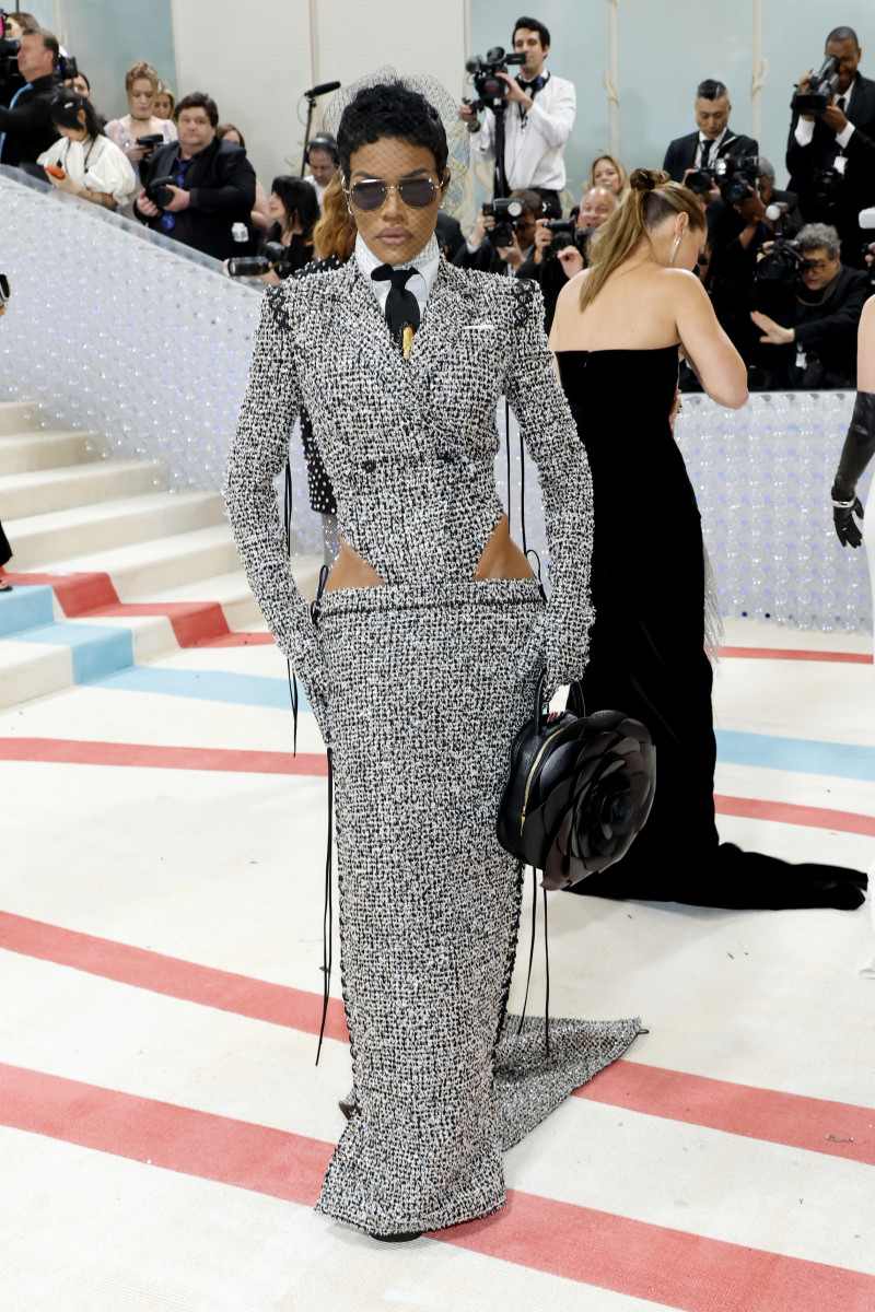 Celebrities Did Karl Lagerfeld Cosplay at the 2023 Met Gala Fashionista