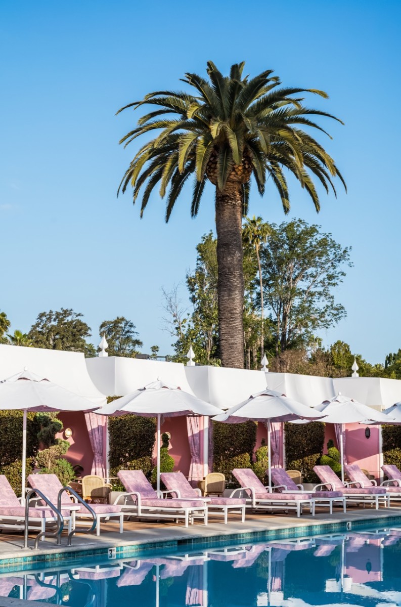 Dior has transformed The Beverly Hills Hotel poolside and it looks like  paradise