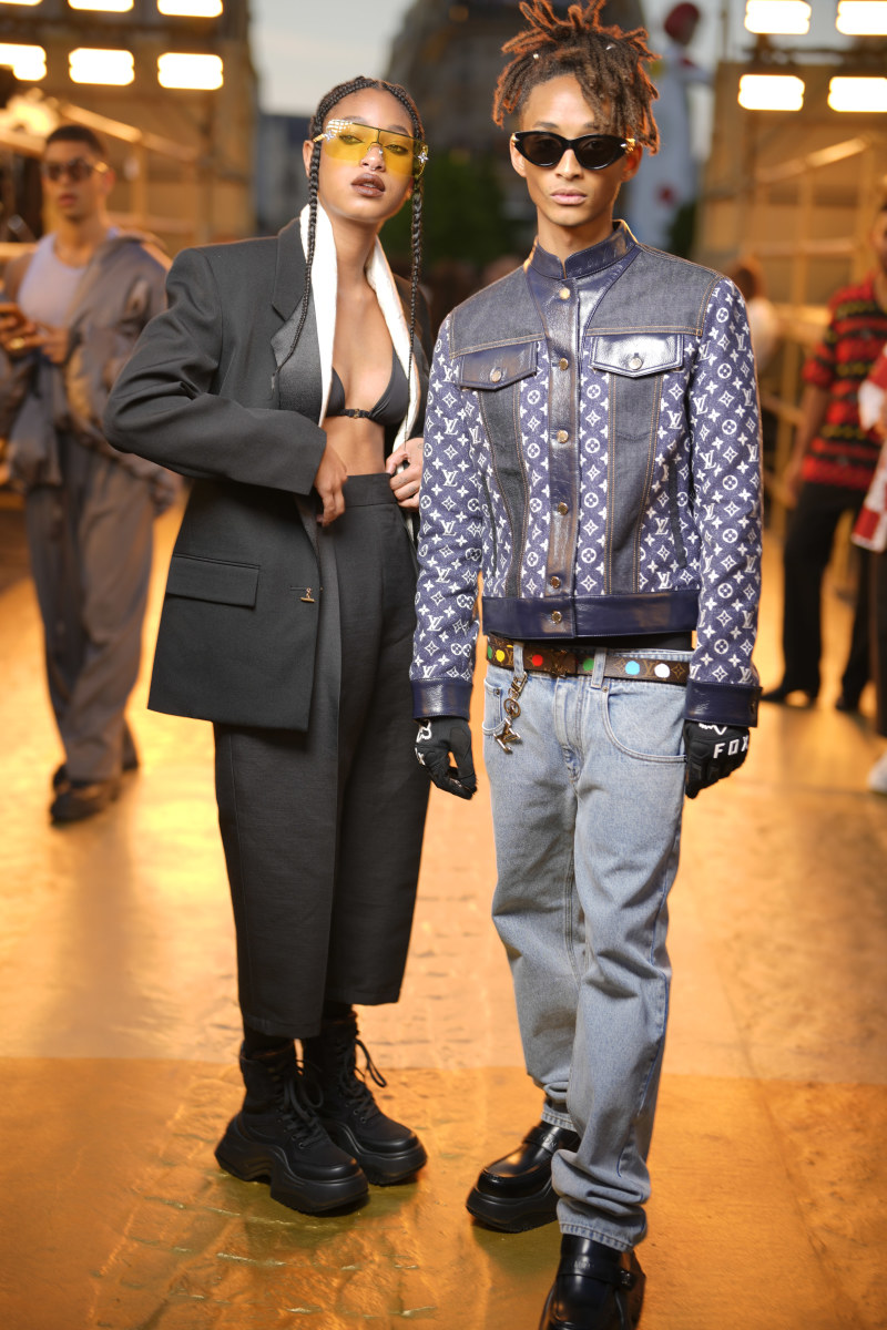 Louis Vuitton on X: Men's Spring-Summer 2024 Show. @KimKardashian attended  @Pharrell's debut presentation on the iconic Pont Neuf Bridge in Paris.  Watch the full show at  #LVMenSS24 #LouisVuitton  #PharrellWilliams