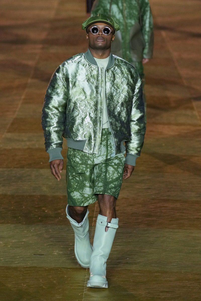Louis Vuitton Virgil Abloh Green And Brown Monogram Camouflage