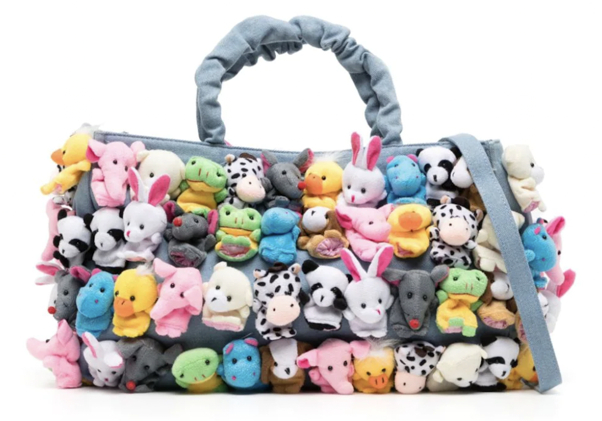 This Stuffed Animal-Covered Tote Is What Nostalgia Dreams Are Made