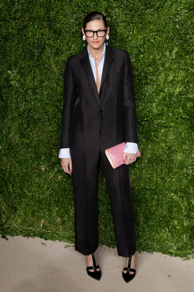 Great Outfits in Fashion History: Jenna Lyons' Excellent Tuxedo Jumpsuit -  Fashionista