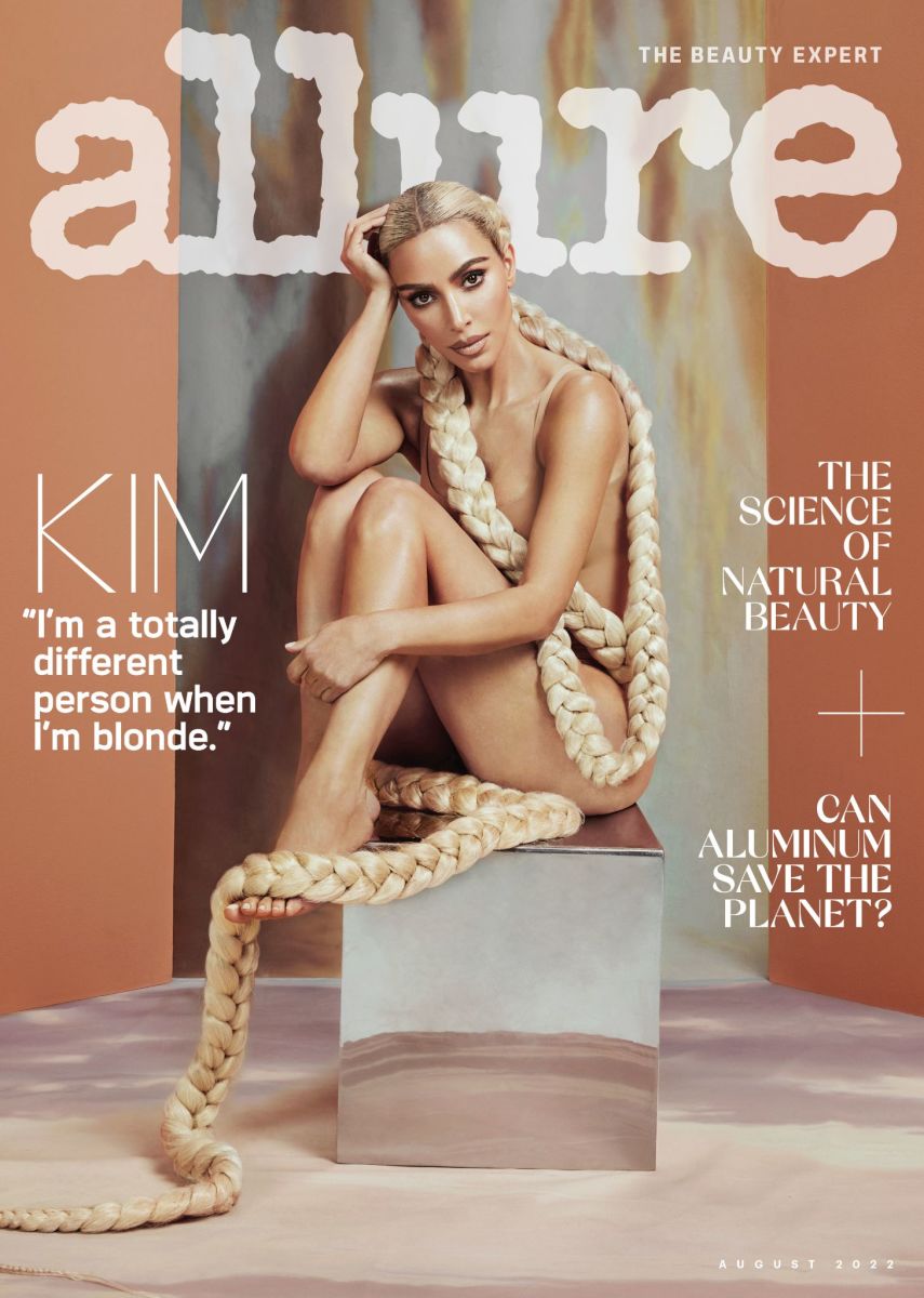 Kim Kardashian on the cover of Allure.