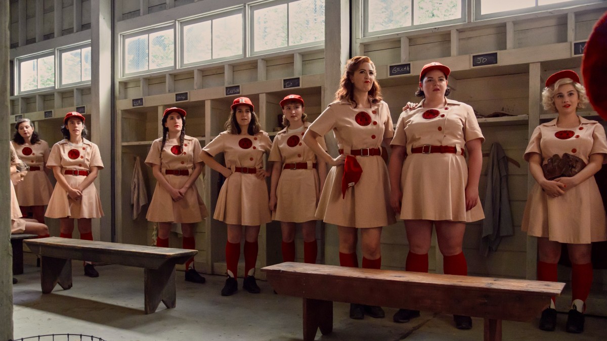 A League Of Their Own Womens Costume Rockford Peaches Uniform Movie Jersey  Dress