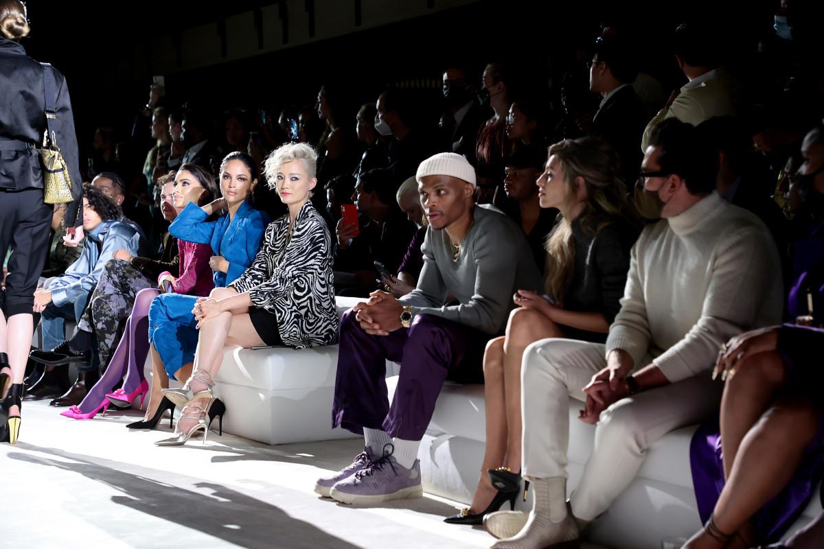 A lot of thought goes into the seating chart at a fashion show.
