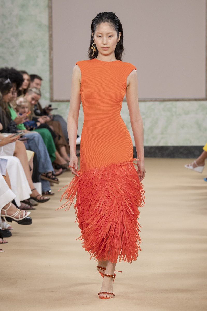 A look fro Aje's Spring 2023 collection, as seen on the runway at Australia Fashion Week.