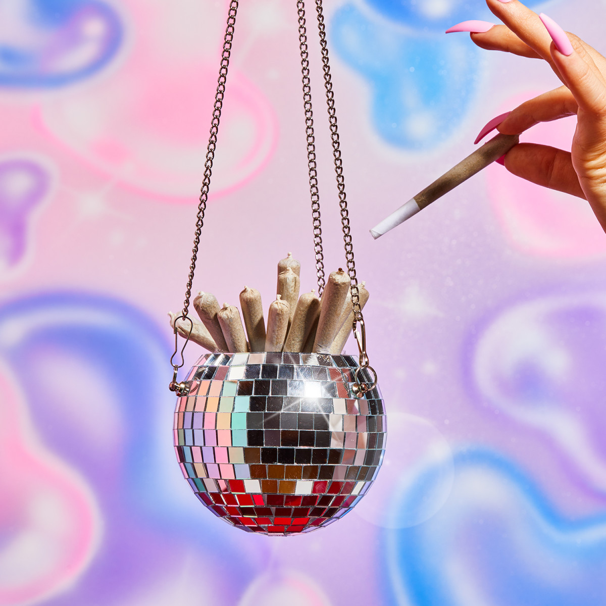 Disco Ball Plant Hanger, $24.99, available here.