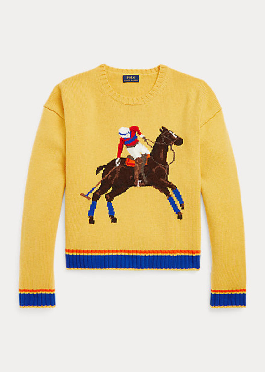 Polo Ralph Lauren Intarsia-Knit Wool Sweater