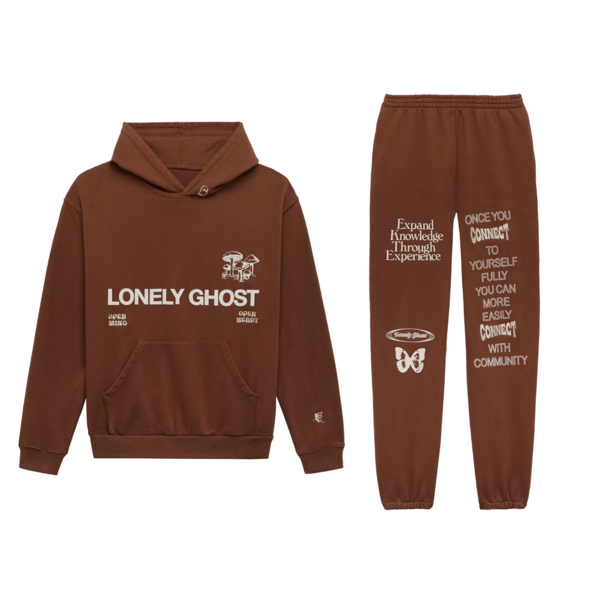 Lonely Ghost Connect Sweatshirt and Sweatpants