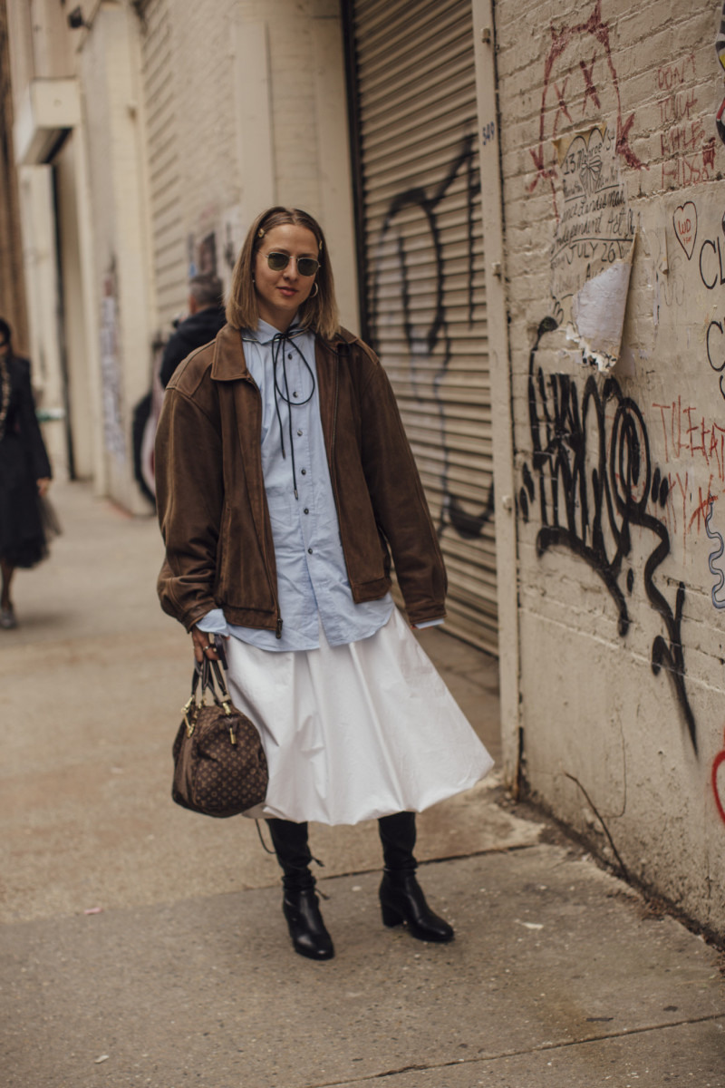 Statement Outerwear Ruled Day 2 of New York Fashion Week Street Style ...