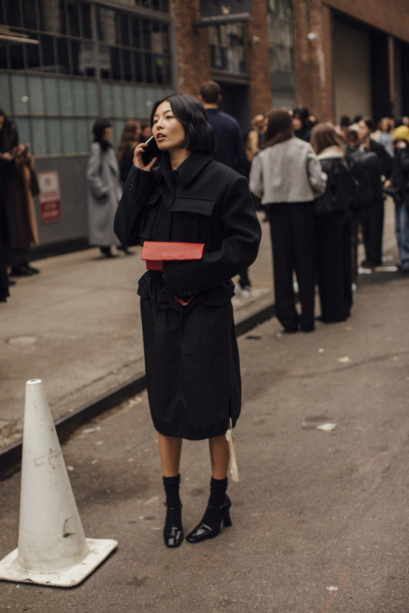 Statement Outerwear Ruled Day 2 of New York Fashion Week Street Style ...