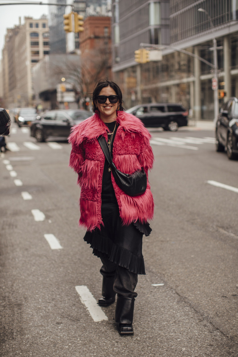 Statement Outerwear Ruled Day 2 of New York Fashion Week Street Style ...