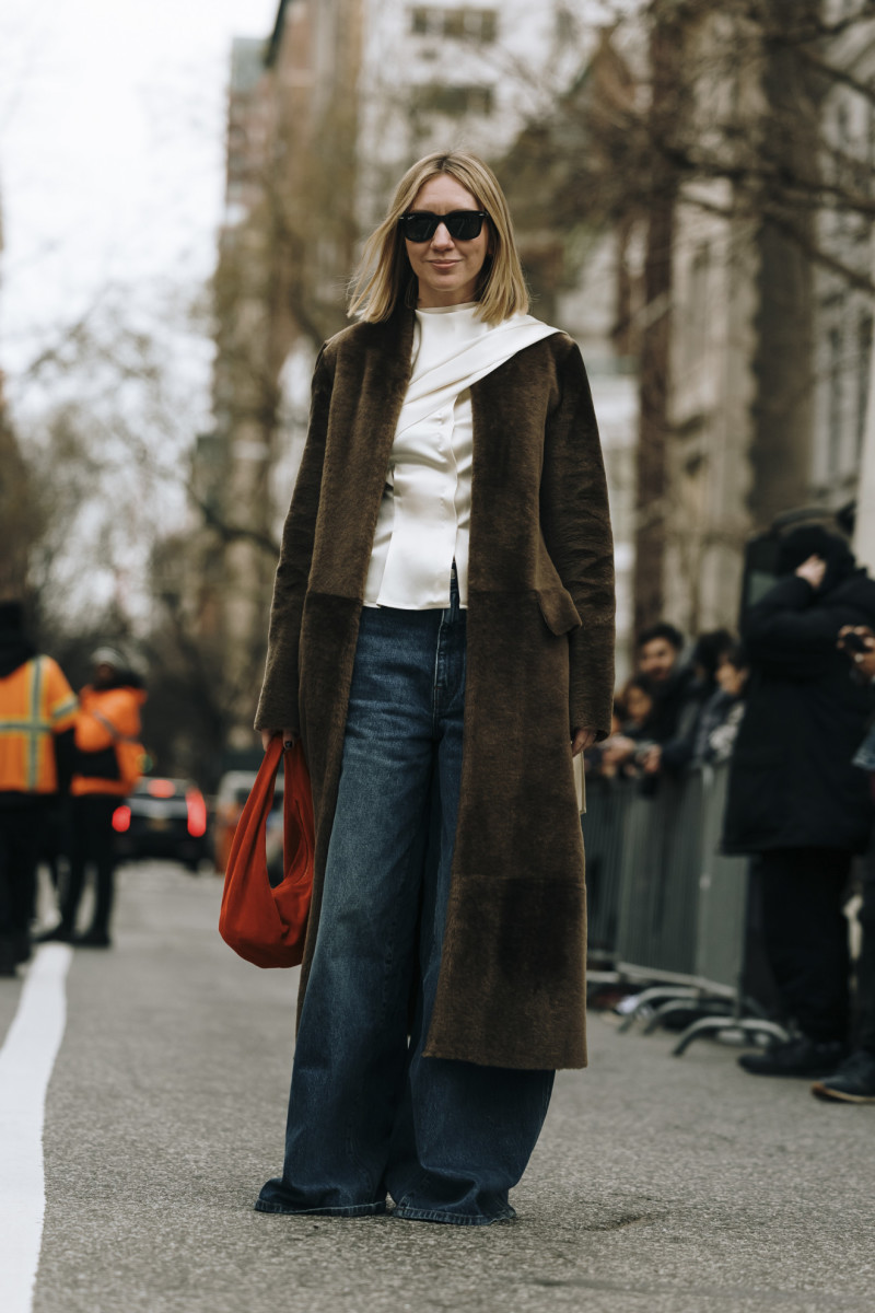 On Day 4, New York Fashion Week Street Style Was All About Leather